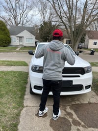 Image 4 of Grey Original Vizion Hoodie
