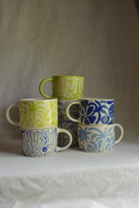 Image 2 of "Beach, My Muse" Shortie Mug 3 in Blueberry Milk