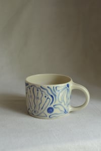 Image 9 of "Beach, My Muse" Shortie Mug 8 in Blueberry Jam