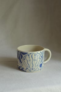Image 1 of "Beach, My Muse" Shortie Mug 8 in Blueberry Jam