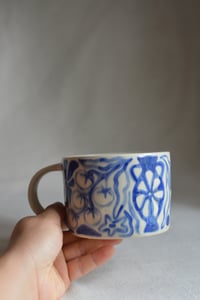 Image 1 of "Piano, Piano" Shortie Mug 1 in Blueberry Jam
