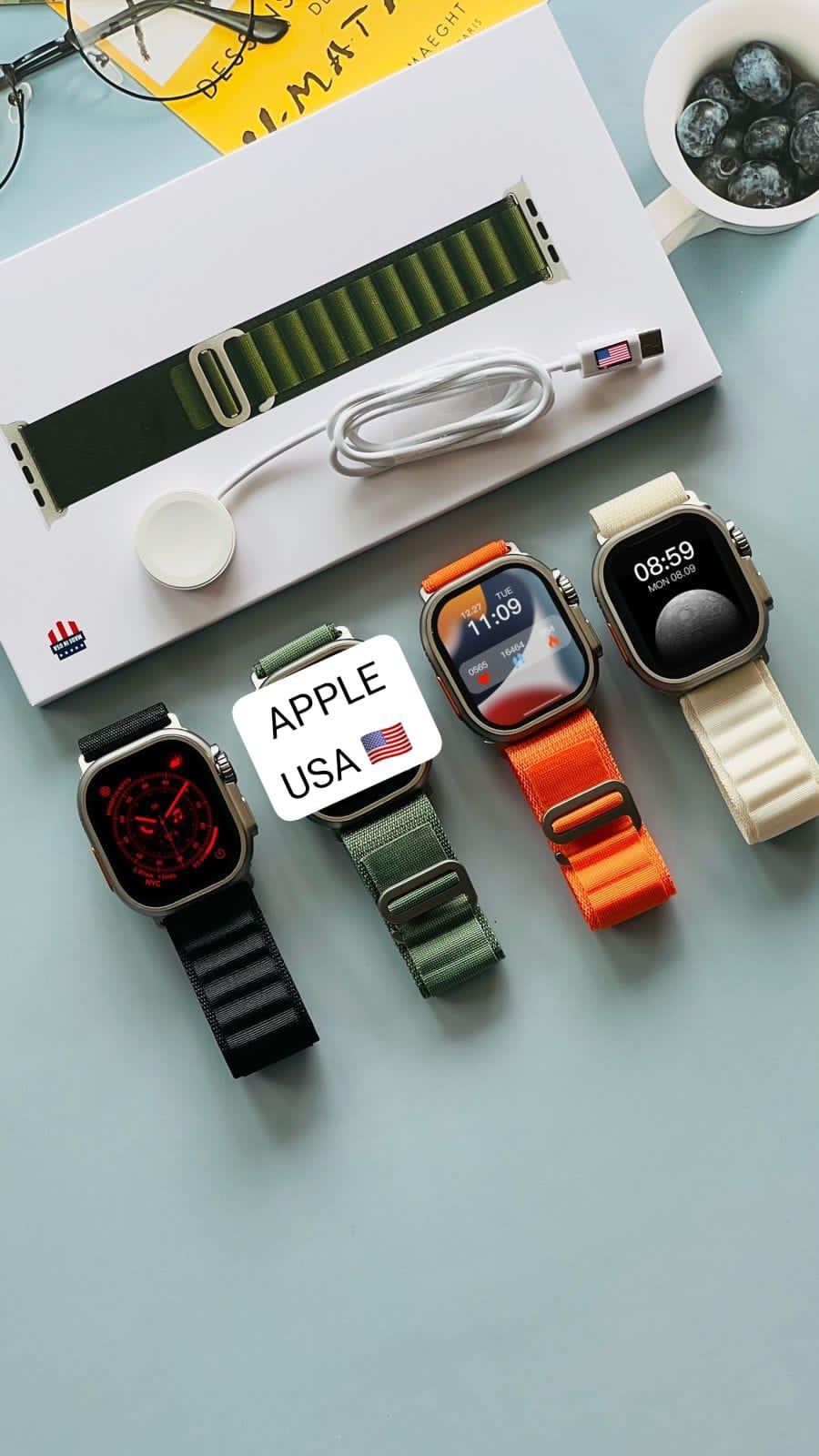 Image of APPLE WATCH ULTRA 2 USA EDITION GPS +COMPASS 1:1 BT CALLING 2024: