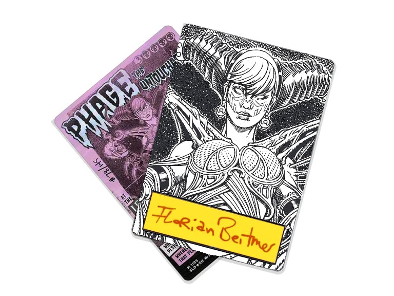 Image of Phage the Untouchable" MGT artist proof FOIL