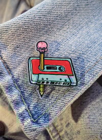 Image 4 of Tape & Pencil Acrylic Pin