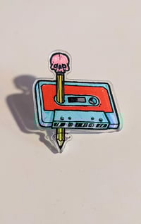 Image 1 of Tape & Pencil Acrylic Pin