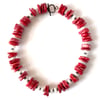 Bold Coral Necklace