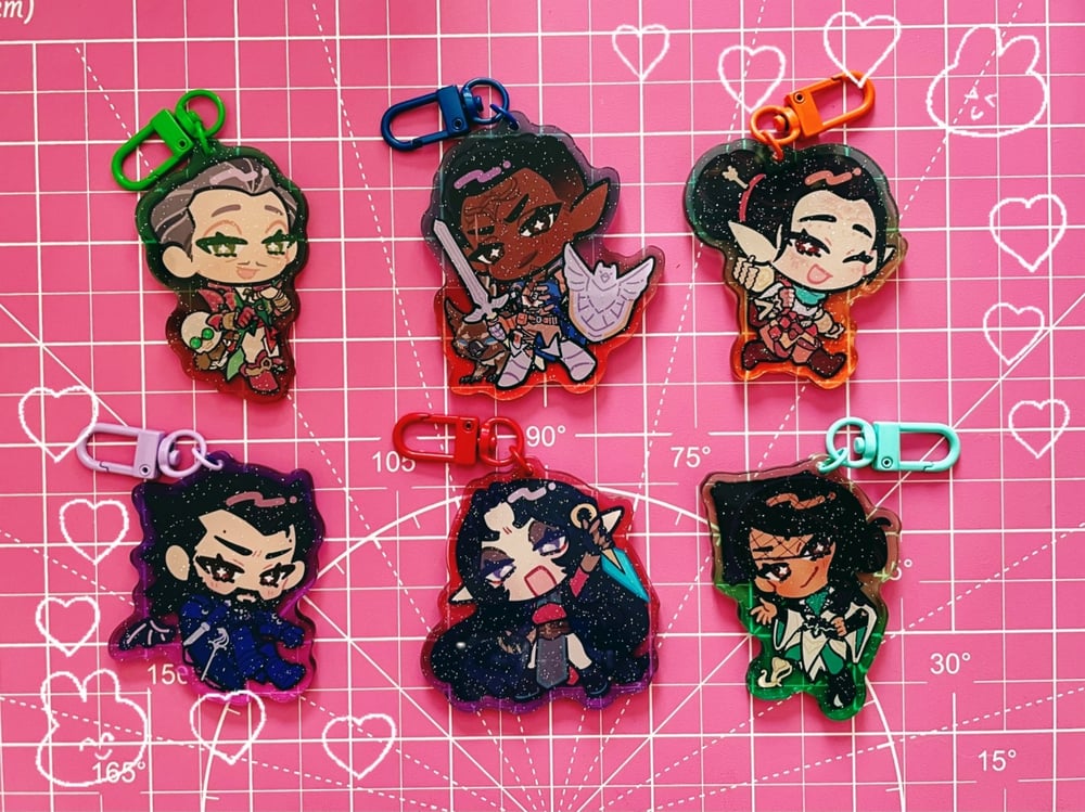 Dragon Age Veilguard Acrylic Charms