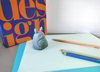Image 3 of Handcraft Sandstone Totoro Decor Garden Decor. Totoro Paper Weight