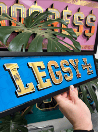 Image 5 of 'RIZLA' STYLE NAME SIGN