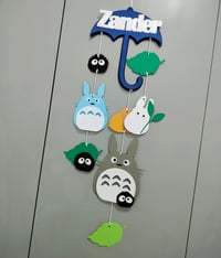 Image 2 of My Neighbor Totoro Inspired Door Sign Door Hanger. Baby Shower Decor 