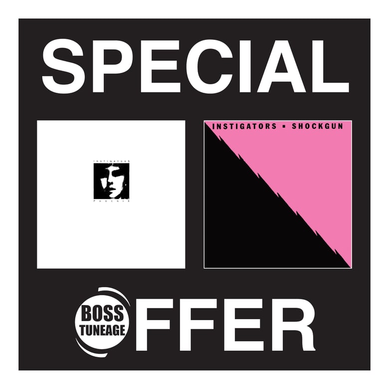 Image of INSTIGATORS - PHOENIX & SHOCKGUN COL VINYL LP - SPECIAL COMBINATION OFFER (PRE ORDER)