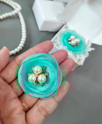Image 3 of Breakfast At Tiffany Party Handmade Brooch Bridesmaid Favors Bridesmaid Gift. Tiffany Party Supply
