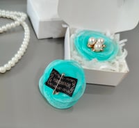 Image 4 of Breakfast At Tiffany Party Handmade Brooch Bridesmaid Favors Bridesmaid Gift. Tiffany Party Supply