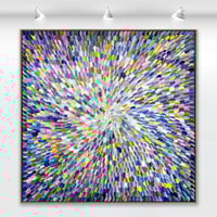 Image 1 of 'Cornflower's dream' - 94x94cm, FRAMED