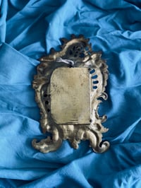 Image 5 of Miroir rocaille/style Louis XV en bronze 