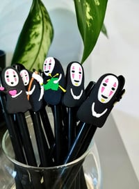 Image 1 of 10 Pcs Studio Ghibli Inspired NO Face Pens. Spirited Away Party Favors Party Gifts Party Supply