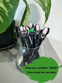 Image 3 of 10 Pcs Studio Ghibli Inspired NO Face Pens. Spirited Away Party Favors Party Gifts Party Supply