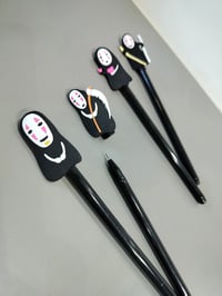 Image 2 of 10 Pcs Studio Ghibli Inspired NO Face Pens. Spirited Away Party Favors Party Gifts Party Supply