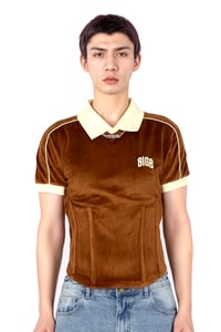 Image 1 of GOURMETTE CORSET polo velvet 