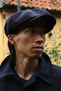 Image 1 of The Gardener Cap - Navy linen £125.00 only 59cm Available 