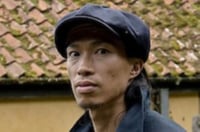 Image 3 of The Gardener Cap - Navy linen £125.00 only 59cm Available 