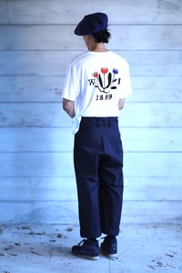 Image 2 of Captain Trouser - Navy twill £285.00 only 32" available 
