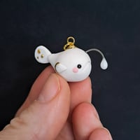 Image 4 of White Baby Blagness Porcelain Pendant