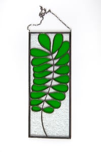 Image 3 of Stained Glass Leaf Panel