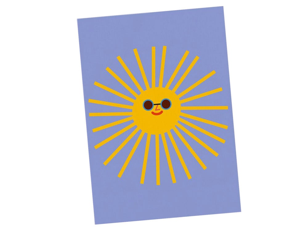 Image of POSTKARTE Smiling Sun