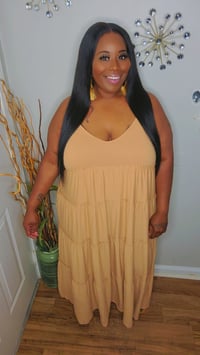 Image 2 of Summer Breeze Maxi Dress(Dk Brush)