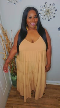 Image 3 of Summer Breeze Maxi Dress(Dk Brush)