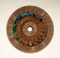 Image 1 of Wall art, scrap wood. "Gaia" by R3