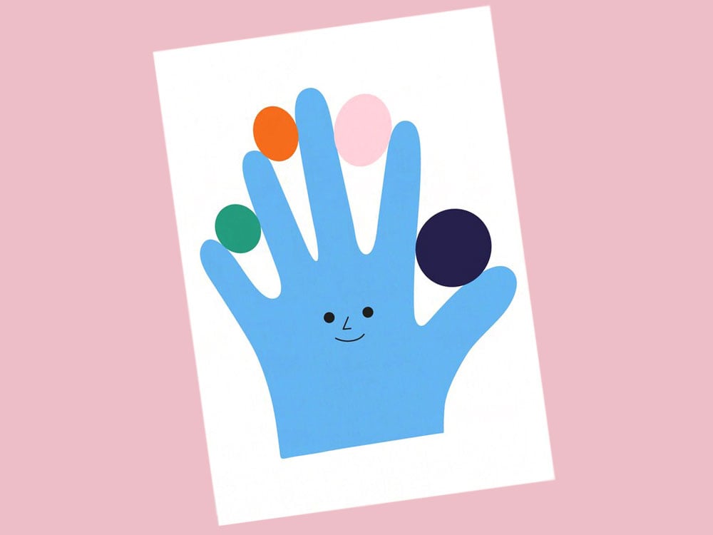 Image of POSTKARTE Lucky Hand