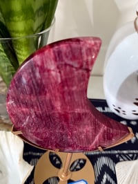 Image 4 of RED MOONSTONE WITH STAND 