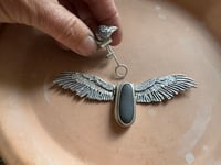 Image 6 of Raven bubble wand necklace