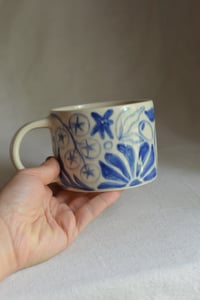 Image 1 of "Piano, Piano" Shortie Mug 3 in Blueberry Jam