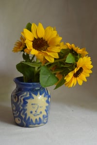 Image 1 of "Piano, Piano" Vase in Blueberry Jam