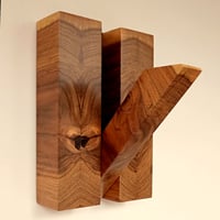 Image 1 of Wood wall hook - End grain.