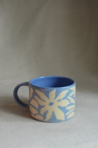 Image 1 of "Flora Adora" Shortie Mug 3 in Blueberry Milk