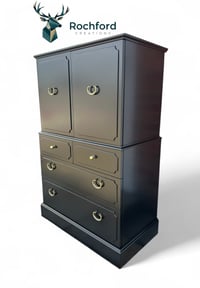 Image 2 of Vintage G Plan 1970's Cherry Wood "Cocktail Bar"/ Linen Cupboard