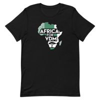 Image 2 of Africa for VDM Nigeria Naija Flag Ratel Very Dark Man Unisex t-shirt