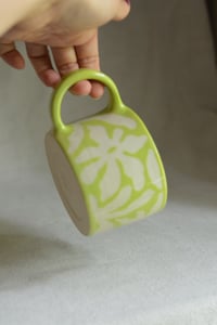 Image 7 of "Flora Adora" Shortie Mug 4 in Limeade