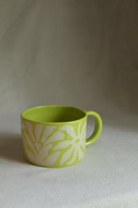 Image 2 of "Flora Adora" Shortie Mug 4 in Limeade