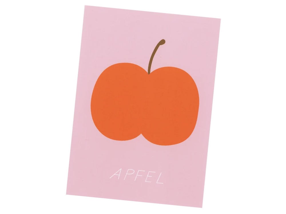 Image of POSTKARTE Apfel