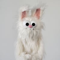 Image 1 of The BUNNY Critter Puppet in White