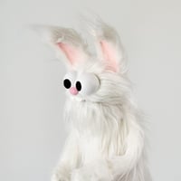 Image 2 of The BUNNY Critter Puppet in White