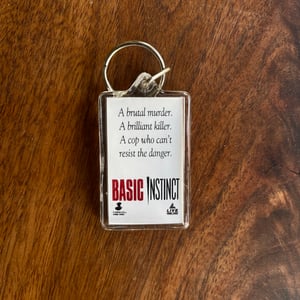 Image of Basic Instinct 'Poster' Keychain