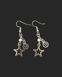 Star Spiral Earrings