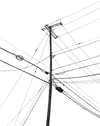 Power Lines Drawing #129 (Huntington Woods, MI)