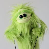 Image 3 of The CLASSIC Critter Monster Puppet in Lime Green